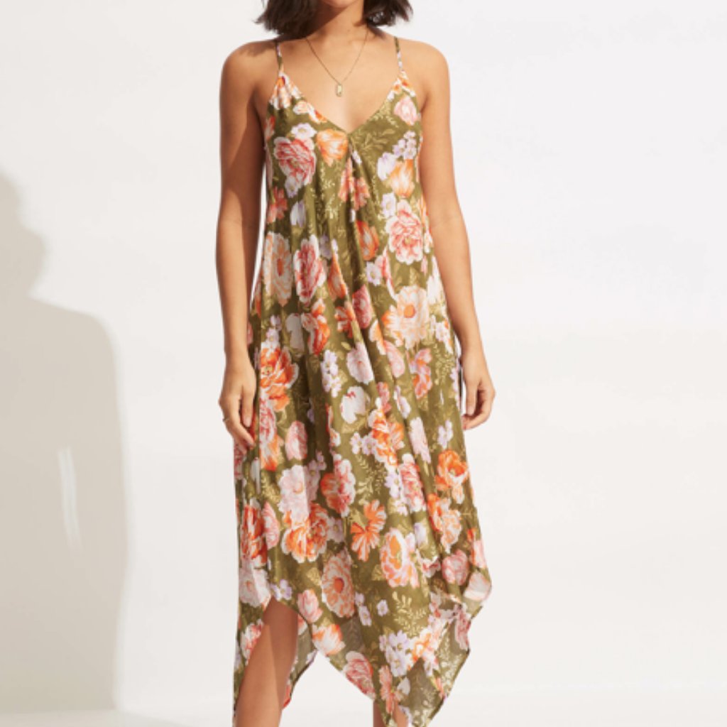 Seafolly Paradise Garden Scarf Dress S